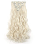 OneDor 20" Curly Full Head Clip in Synthetic Hair Extensions 7pcs 140g (27XH613)